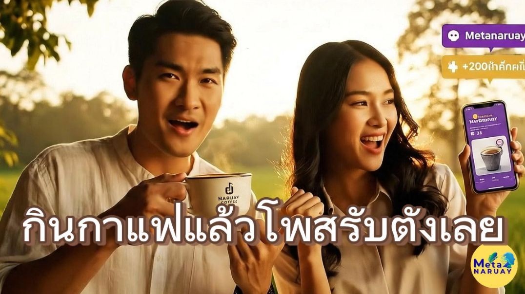 กินกาแฟแล้วโพสรับตังเลยเมต้านารวย